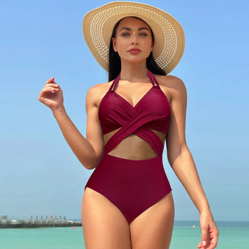 Summer Mesh One-Piece – Pure Color