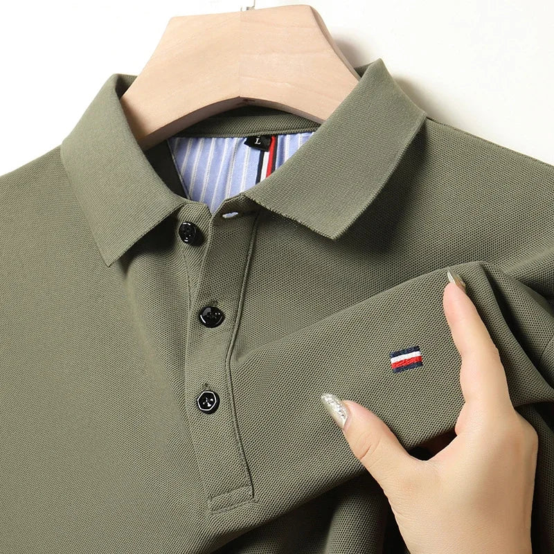 Men’s Comfy Embroidered Polo Shirt