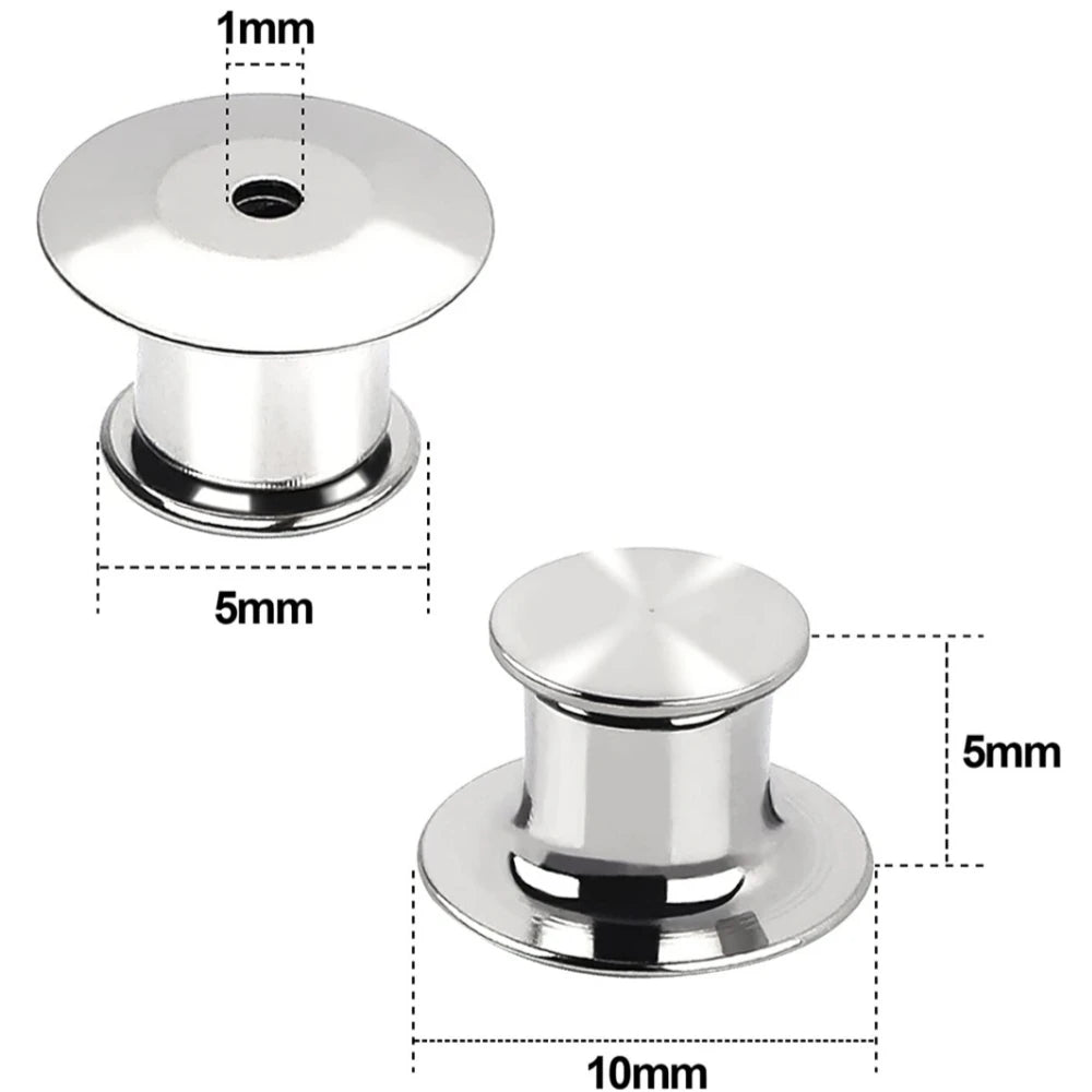 Safety Brooch Lock Pins Back Keeper Caps for Jewelry Making