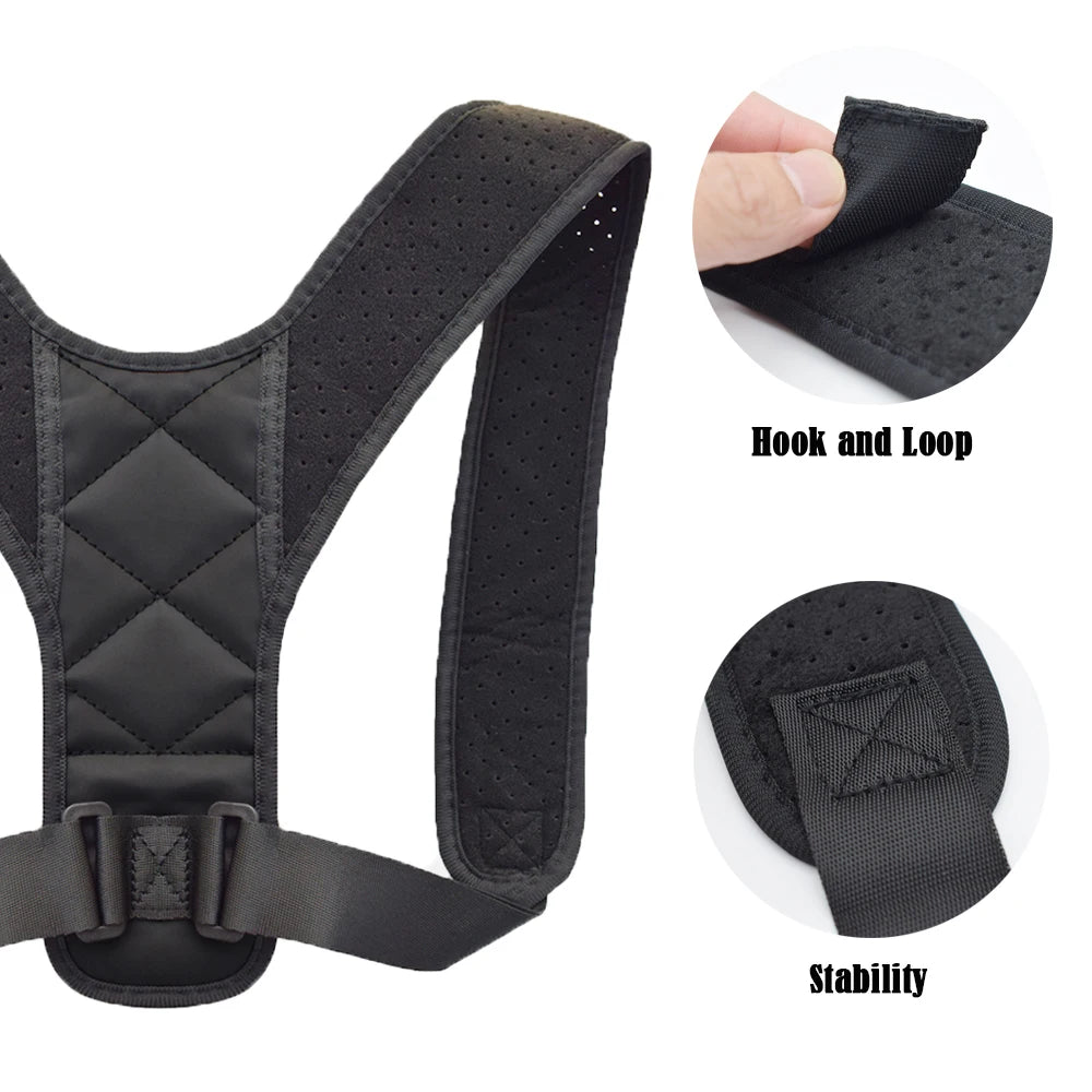 Adjustable Back Posture Corrector Belt for Men & Women – Shoulder & Spine Support